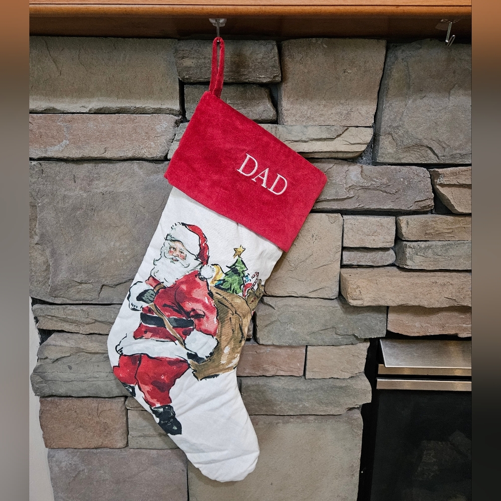 Potterybarn stocking "Dad"